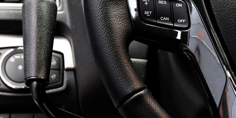 Picture of available hand controls.